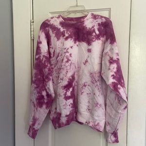 Pink Tie Dye Sweatshirt